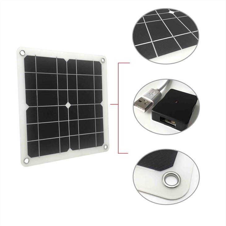 شمسی پینل 5V USB سیل فون چارج